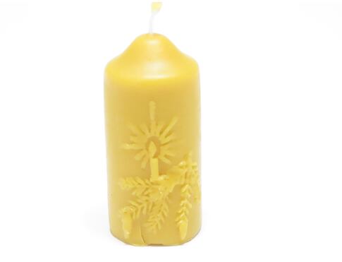 Svíčka ze včelího vosku Advent